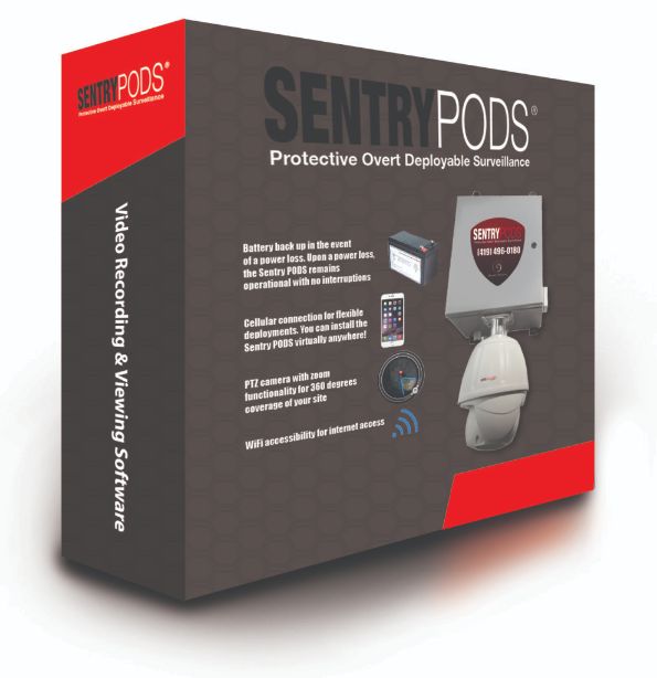 Sentry PODS for commercial security camera systems