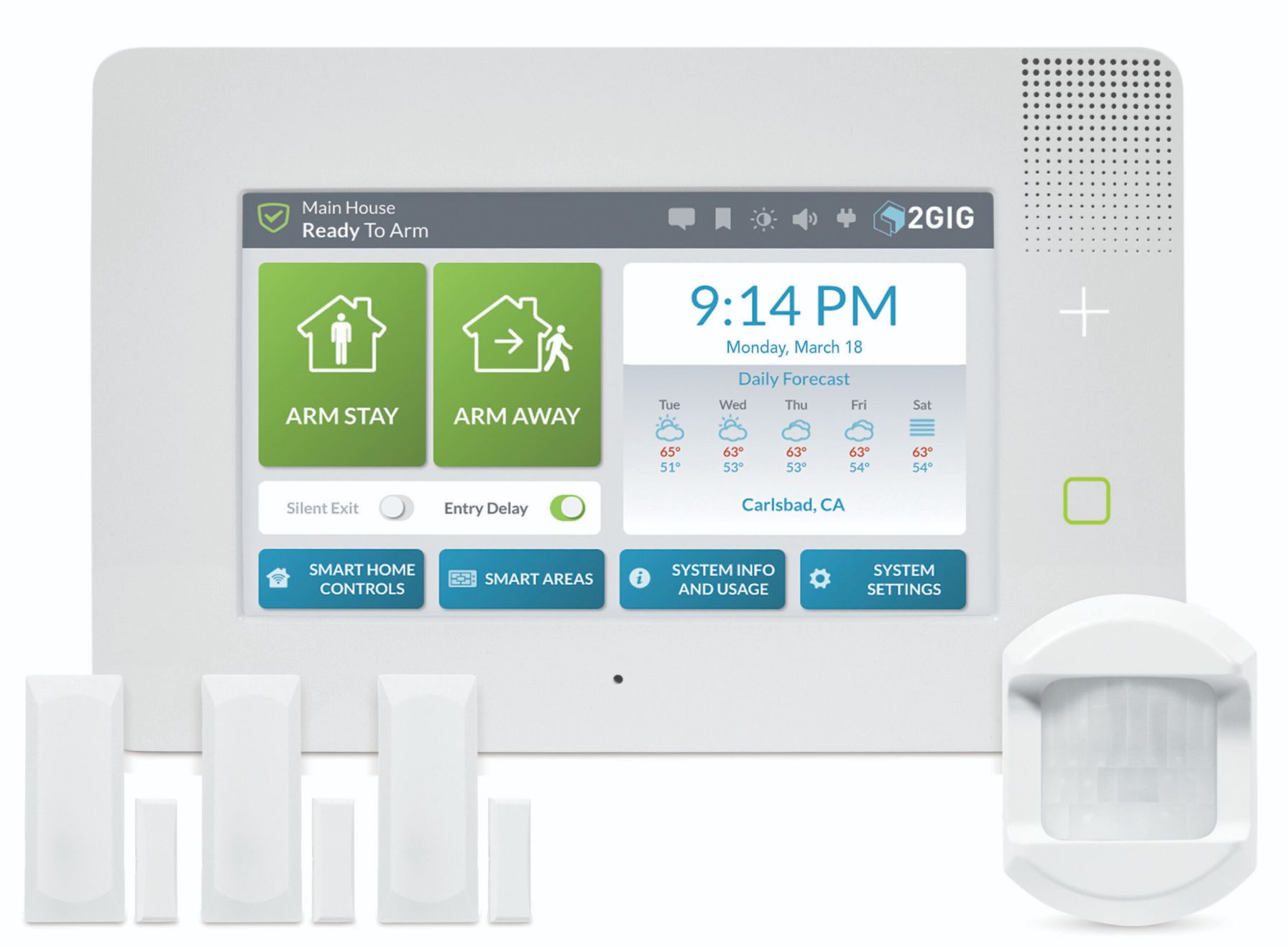 home security control panel from 2gig